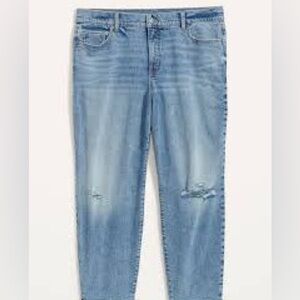 Old Navy | 22 | O.G. Straight Ripped Ankle Jeans with Raw Hem